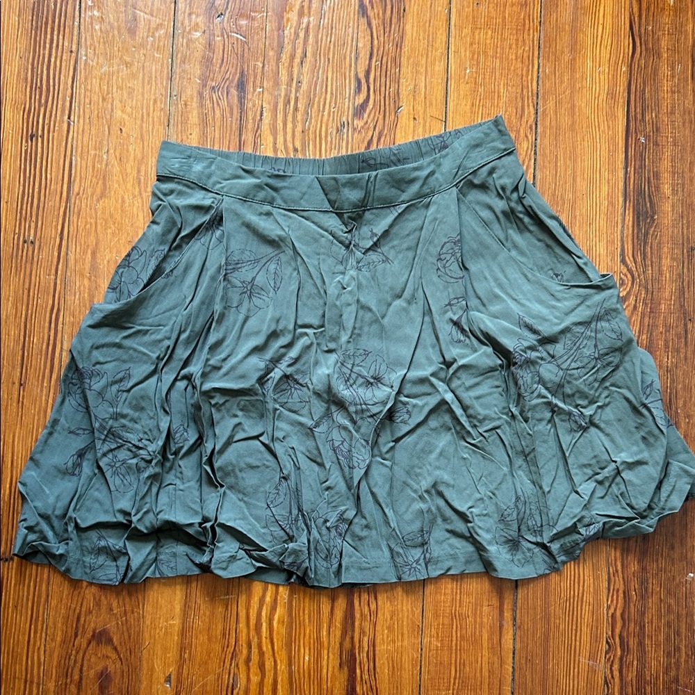Old Navy Olive Green Mini Skirt